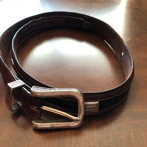 Brighton Men's Brown Leather Belt